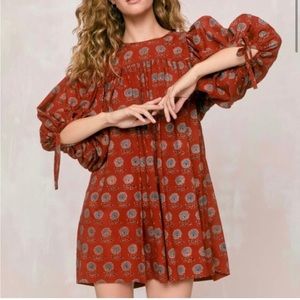 Christy Dawn Regan Dress in Block Print Sunflower NWT never worn